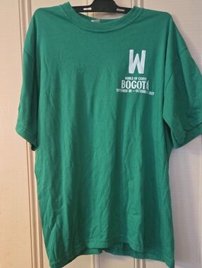 OTTO Men's Green 'Bogotá World of Coffee' Graphic Tee
